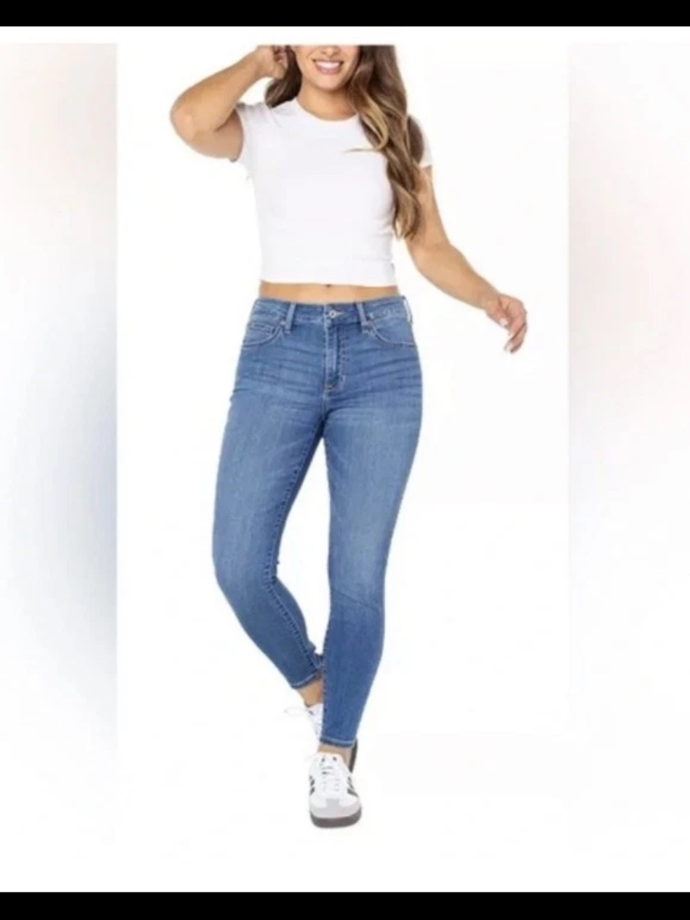 Celebrity Pink High-Rise Skinny Women's Jeans in Medium Blue 9/29